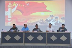 北鎮街道在公司召開基干民兵點驗大會